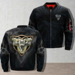 Wolf Native American Bomber Jacket