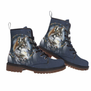 wolf native leather martin short boots 1