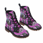 wolf power leather martin short boots