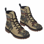 wolf warrior leather martin short boots