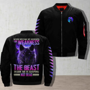 wolves at the door never mistake my kindness for weakness the beast bomber