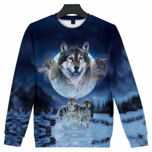 wolves native american 3d sweatshirt 1