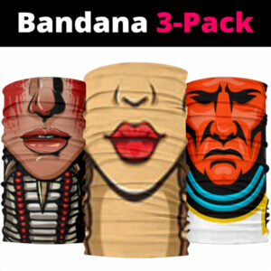 woman chief face native american bandala 3 pack 1