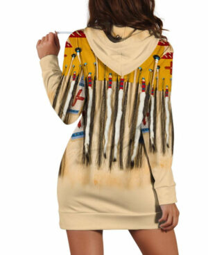 yellow native fur motifs 1