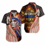 american strong indigenous proud native women aloha hawaiian shirts for men 
