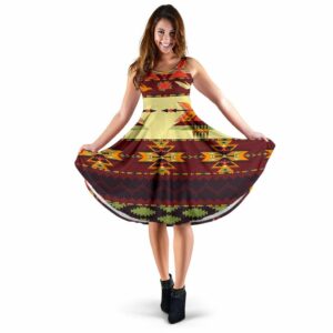 mexican aztec pattern native american 3d dress