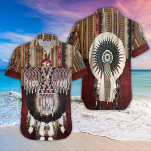 native american pattern aloha hawaiian shirts for men for women wt6082
