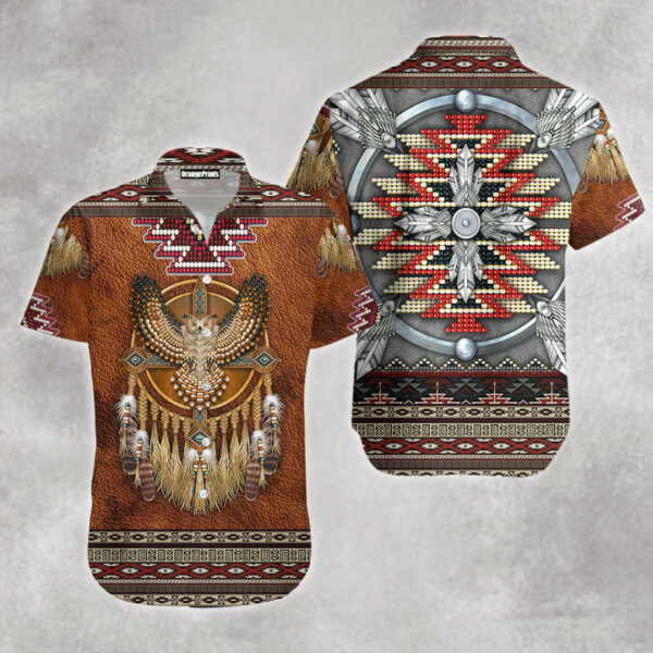native american pattern aloha hawaiian shirts for men for women wt6086 1