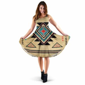 southwest united tribes design native american 3d dress