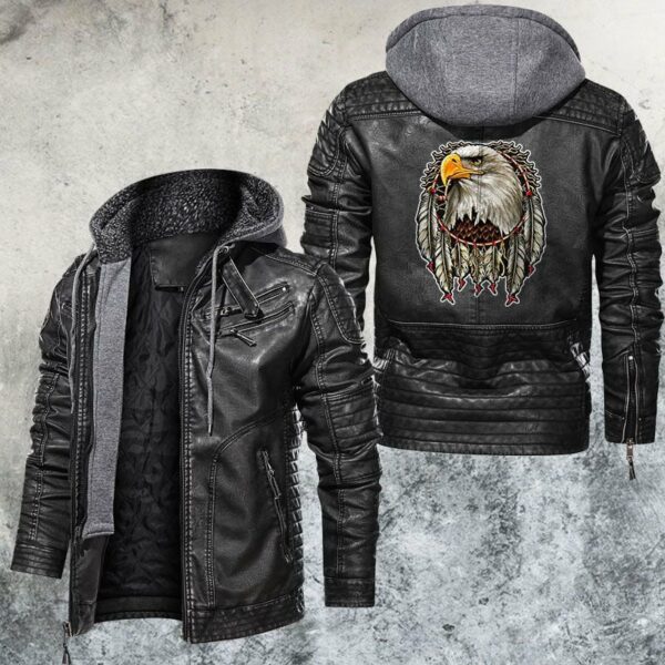 the native eagle leather jacket