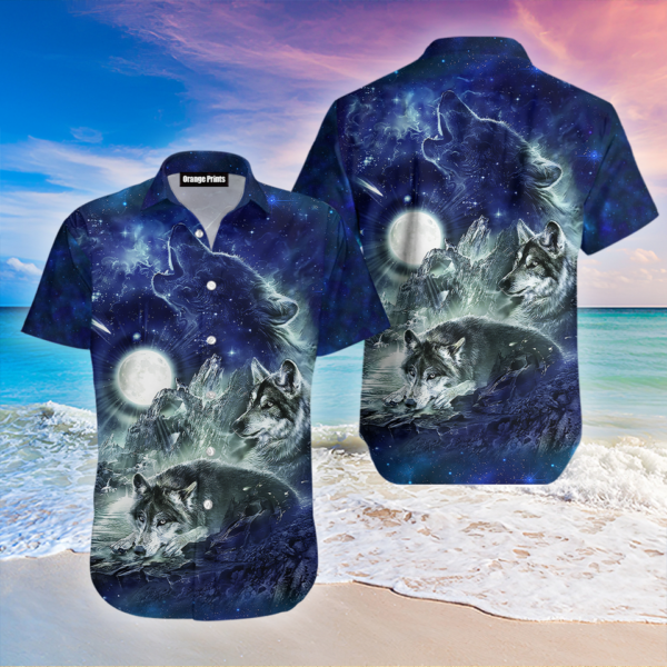 wolf aloha hawaiian shirts for men for women wt5034