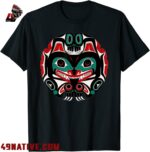 Alaska Native American Art Tlingit Eagle Tribal Bear Clan T Shirt