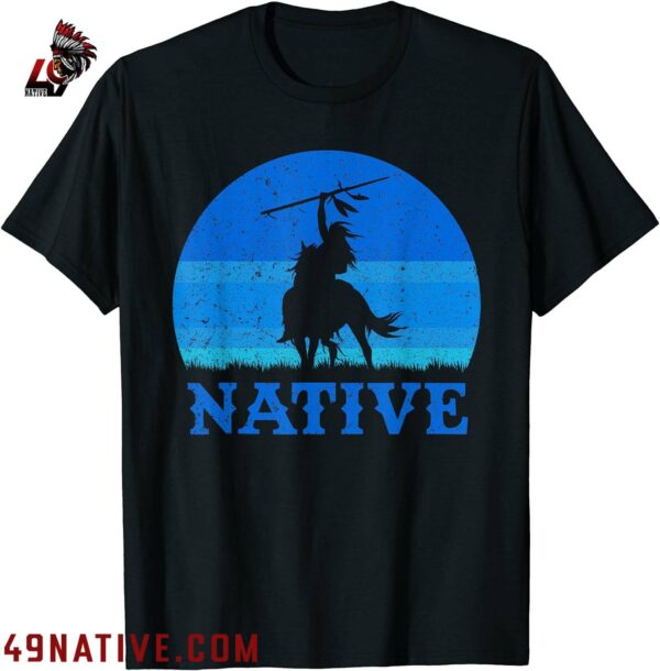 Northwest Native American Knight Pride Mountain Warrior T Shirt