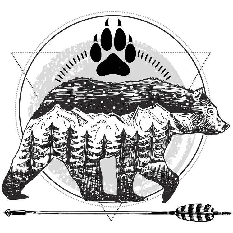 Meaning Of Native American Bear Paw Sy