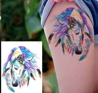 Native American War Horse Tattoo 4