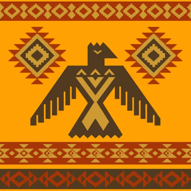 Traditional Native American Eagle Symb