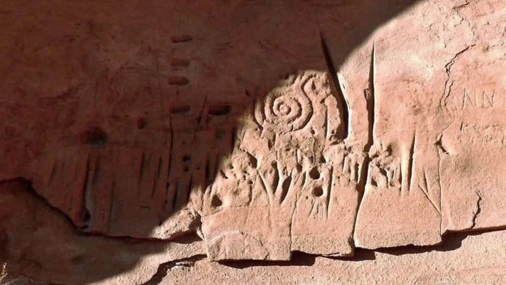 What are Native American rock art symbols meanings