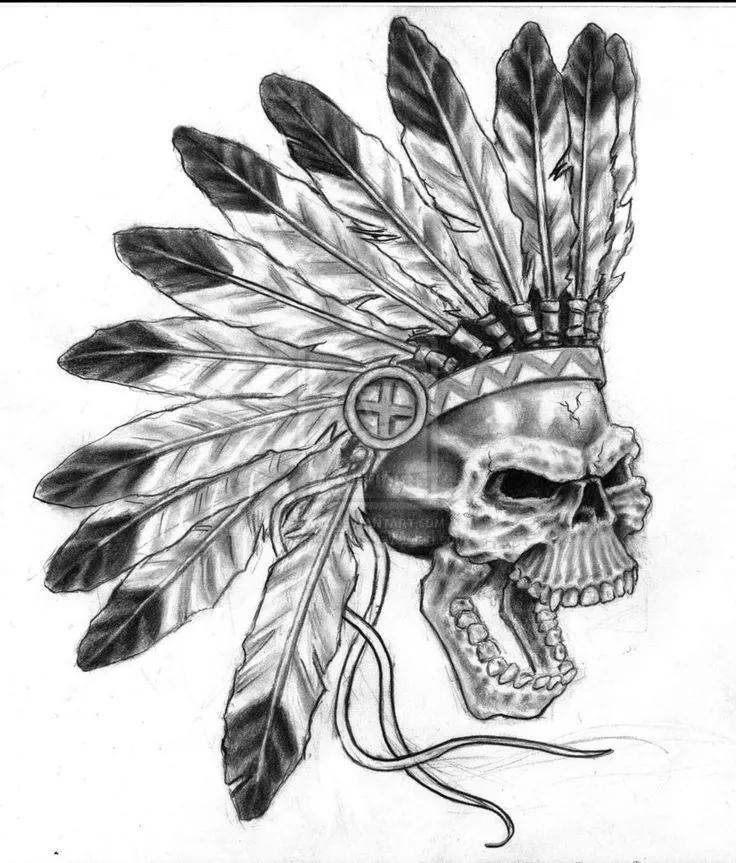 50+ Drawing Of A Indian Chief Tattoo Designs Stock Illustrations,  Royalty-Free Vector Graphics & Clip Art - iStock