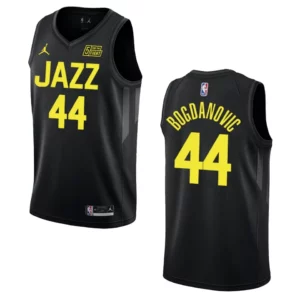 Bojan Bogdanovic Black Statement Edition 2022-23 Utah Jazz Swingman Jersey - 49Native