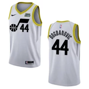 Bojan Bogdanovic White Association Edition 2022-23 Utah Jazz Swingman Jersey - 49Native