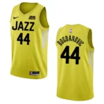 Bojan Bogdanovic Yellow Icon Edition 2022-23 Utah Jazz Swingman Jersey - 49Native