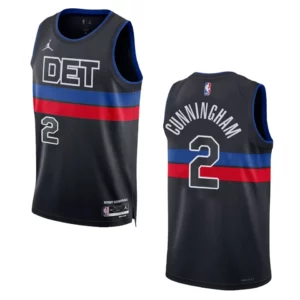 Cade Cunningham Black Statement Edition 2022-23 Detroit Pistons Swingman Jersey - 49Native