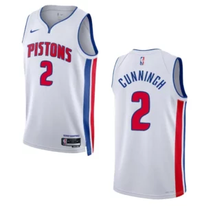 Cade Cunningham White Association Edition 2022-23 Detroit Pistons Swingman Jersey - 49Native