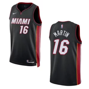 Caleb Martin Black Icon Edition 2022-23 Miami Heat Swingman Jersey - 49Native