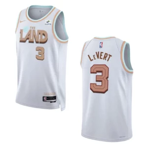 Caris LeVert White City Edition 2022-23 Cleveland Cavaliers Swingman Jersey - 49Native