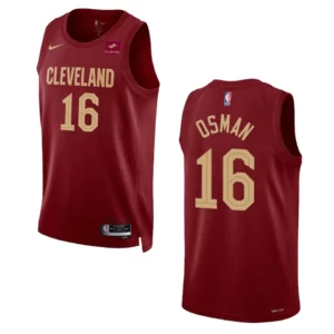 Cedi Osman Wine Icon 2022-23 Cleveland Cavaliers Swingman Jersey - 49Native