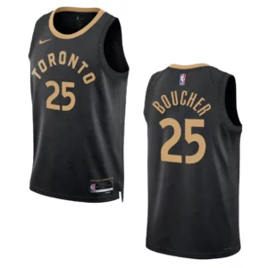 Chris Boucher Black City Edition 2022-23 Toronto Raptors Swingman Jersey - 49Native