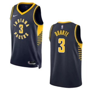 Chris Duarte Navy Icon Edition 2022-23 Indiana Pacers Swingman Jersey - 49Native