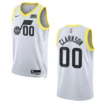 Clarkson White Association Edition 2022-23 Utah Jazz Swingman Jersey - 49Native