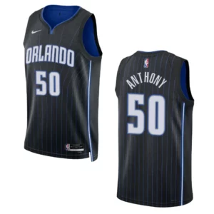 Cole Anthony Black Icon Edition 2022-23 Orlando Magic Swingman Jersey - 49Native