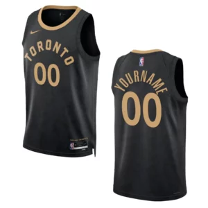 Custom Black City Edition 2022-23 Toronto Raptors Swingman Jersey - 49Native