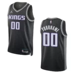 Custom Black Statement Edition 2022-23 Sacramento Kings Swingman Jersey - 49Native