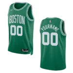 Custom Kelly Green Icon Edition 2022-23 Boston Celtics Swingman Jersey - 49Native