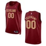 Custom Wine Icon 2022-23 Cleveland Cavaliers Swingman Jersey - 49Native