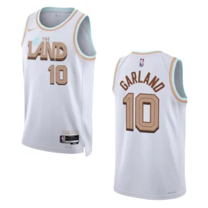 Darius Garland White City Edition 2022-23 Cleveland Cavaliers Swingman Jersey - 49Native