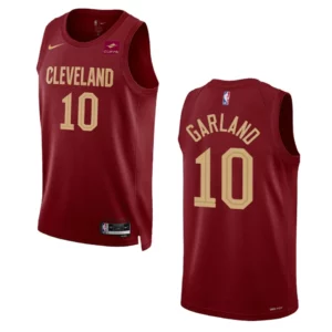 Darius Garland Wine Icon 2022-23 Cleveland Cavaliers Swingman Jersey - 49Native