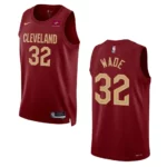 Dean Wade Wine Icon 2022-23 Cleveland Cavaliers Swingman Jersey - 49Native
