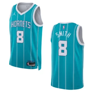 Dennis Smith Teal Icon Edition 2022-23 Charlotte Hornets Swingman Jersey - 49Native