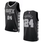 Devin Vassell Black Statement Edition 2022-23 San Antonio Spurs Swingman Jersey - 49Native