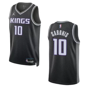 Domantas Sabonis Black Statement Edition 2022-23 Sacramento Kings Swingman Jersey - 49Native