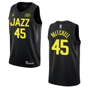 Donovan Mitchell Black Statement Edition 2022-23 Utah Jazz Swingman Jersey - 49Native