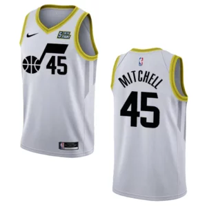 Donovan Mitchell White Association Edition 2022-23 Utah Jazz Swingman Jersey - 49Native