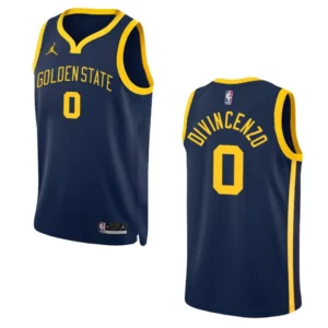 Donte DiVincenzo Navy Statement Edition 2022-23 Golden State Warriors Swingman Jersey - 49Native