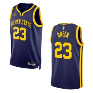 Draymond Green Navy Statement Edition 2022-23 Golden State Warriors Swingman Jersey - 49Native