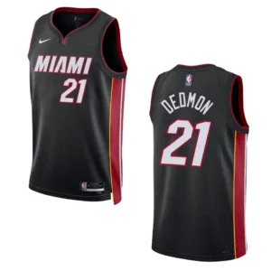 Dwayne Dedmon Black Icon Edition 2022-23 Miami Heat Swingman Jersey - 49Native