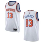 Evan Fournier White Association Edition 2022-23 New York Knicks Swingman Jersey - 49Native